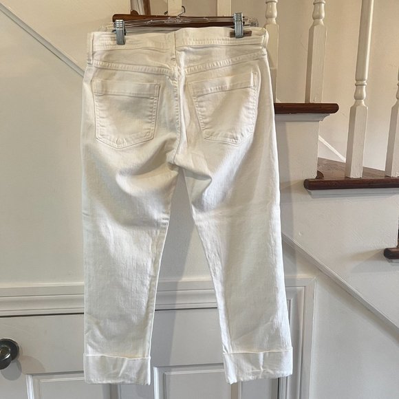 Citizens of Humanity white denim cropped jeans, size 30 - Picture 2 of 10